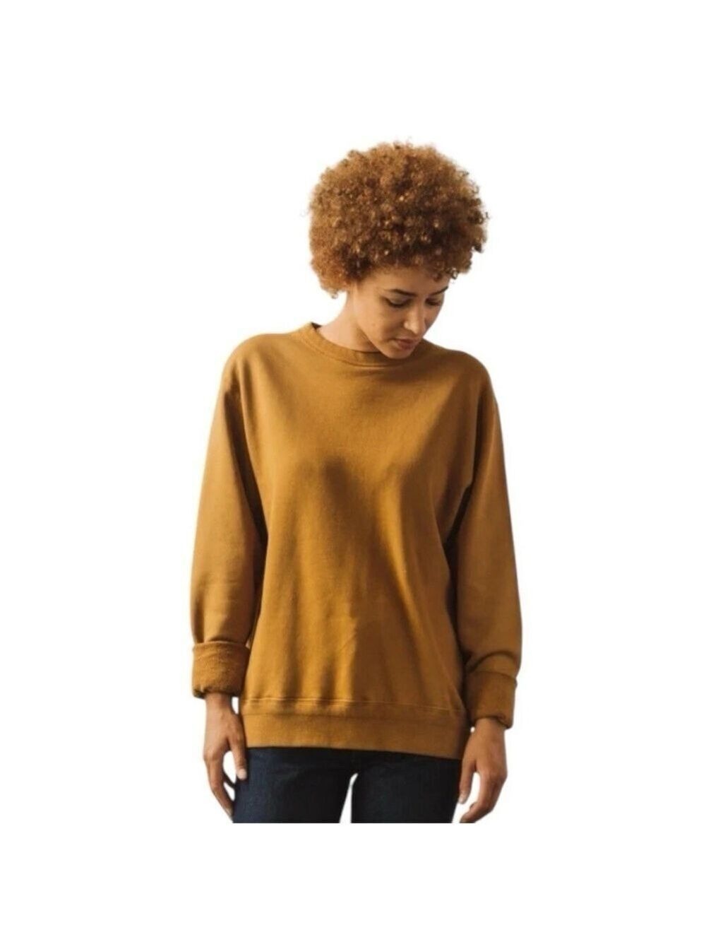 Lady White Co ‘44 Fleece Sweatshirt Men’s XL Tobacco Brown 100% Cotton USA Made